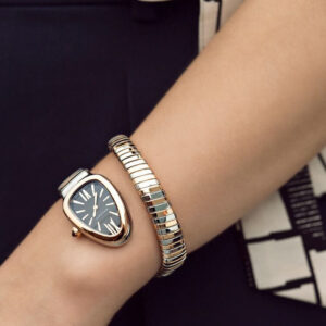 Bvlgari Serpenti Two Tone Black Dial