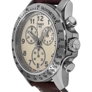 Montre Tissot V8 Quartz Chronographe homme – vue de trois-quarts – Maroc