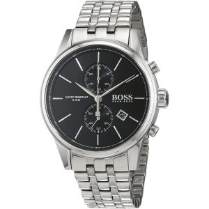Hugo Boss Jet Cadran Noir Bracelet Acier Argenté - 1513383