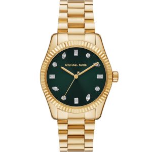 Michael Kors Women's Lexington Green Dial Watch - MK7449