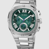 Montre Guess Homme Headline GW0572G6 cadran vert, acier argenté 42 mm