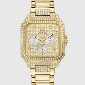 GUESS Ladies Gold Tone Multi-function Watch