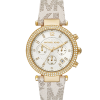 Montre Parker surdimensionnée dorée - MK6916