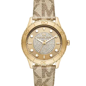 Montre Runway Dive surdimensionnée dorée –