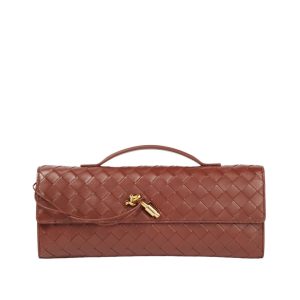 Bottega Veneta Pochette Andiamo Knot en cuir Intrecciato