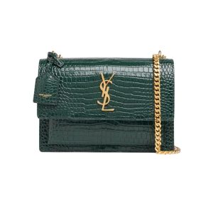 Saint Laurent-cuir moyen format vert