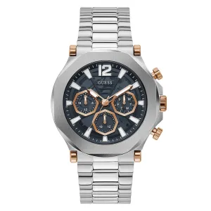 Guess – Cadran bleu – Bracelet acier – Ref GW0539G1