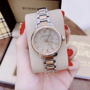 Montre Femme Burberry Swiss Classic Bicolore