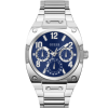 Guess Chronograph – Cadran bleu, bracelet argenté GW0624G1