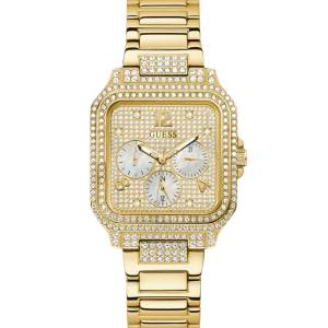 GUESS Ladies Gold Tone Multi-function Watch