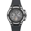 Montre multifonction GUESS pour homme en gris métallisé.