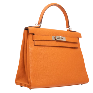 HERMES KELLY RETOURNE 28 ORANGE TOGO