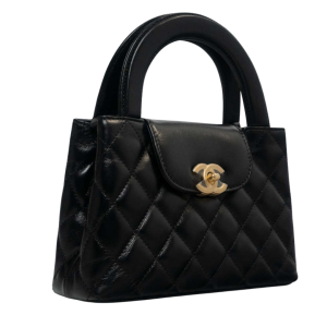 CHANEL KELLY BAG SMALL BLACK LAMBSKIN