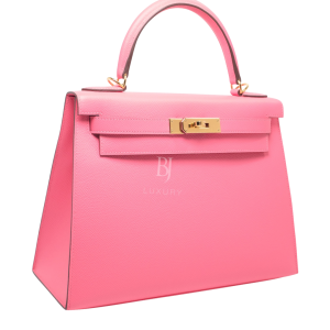 HERMES KELLY SELLIER 28 ROSE AZALEE EPSOM