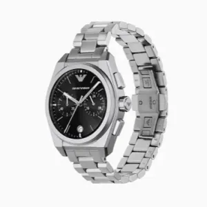 Montre Emporio Armani Federico chronographe cadran noir