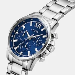 Montre analogique en acier inoxydable 44 mm
