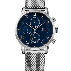 Montre Tommy Hilfiger Homme 1791398 Bleu Argent