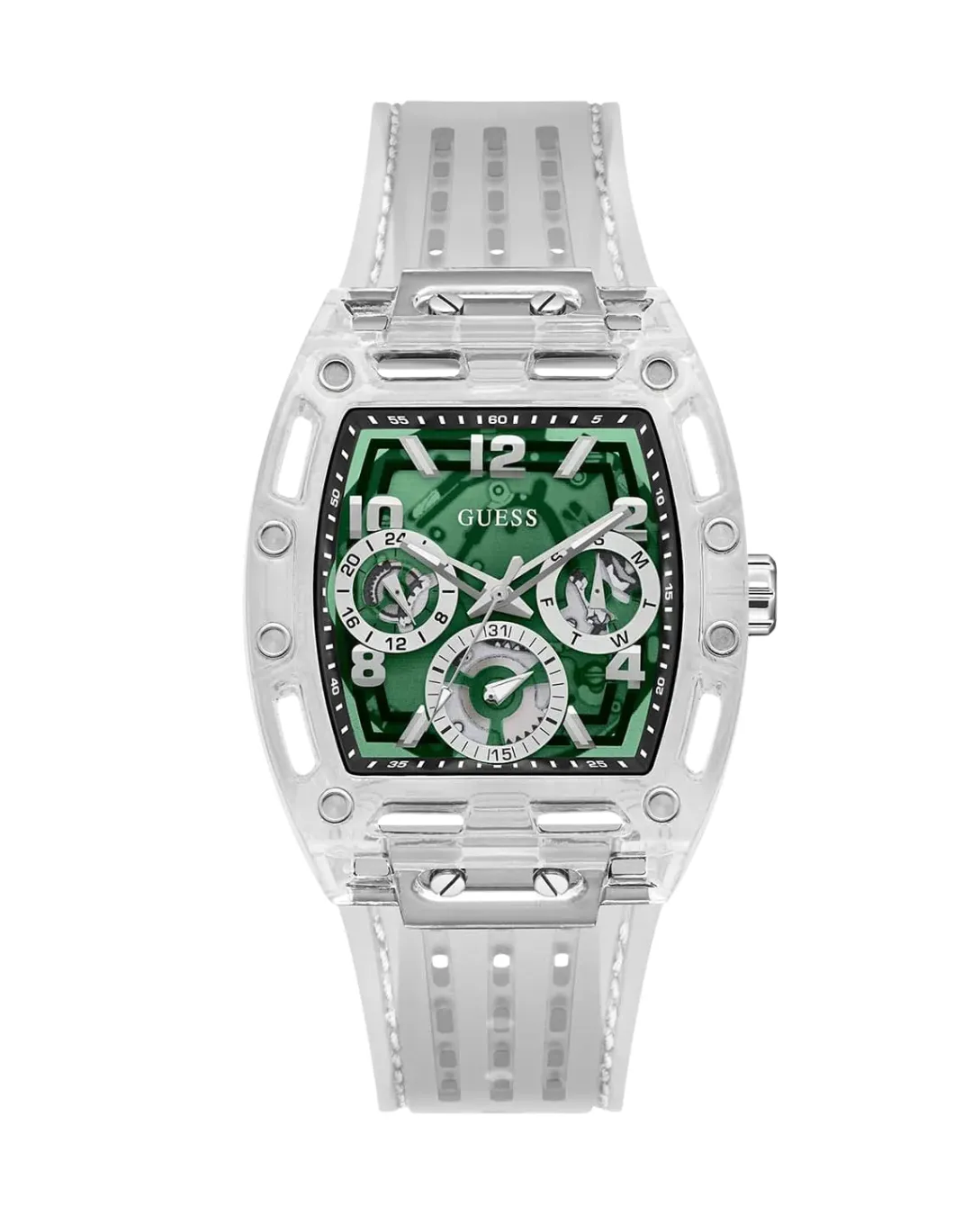 Montre Guess Homme GW0499G8 Vert Transparent