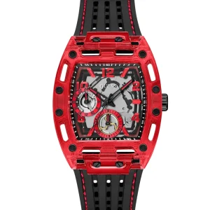 Montre Guess GW0499G4 homme – vue de face, cadran noir – Maroc