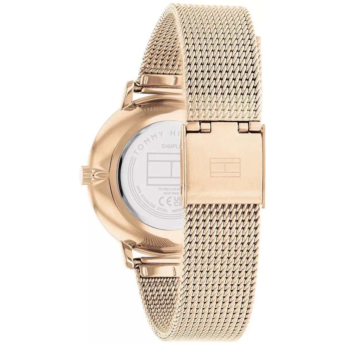 1782669-tommy-hilfiger-watch-women-blue-dial-mesh-metal-stainless-steel-rose-gold-strap-quartz-battery-analog-three-hand-pippa_3 Tommy Hilfiger Pippa 1782669 Femme – Montre Bleu