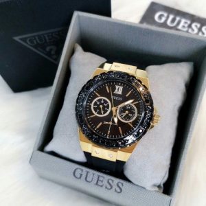 Guess Montre Femme Noir & Or W1053L7