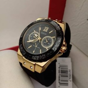 Guess Montre Femme Noir & Or W1053L7