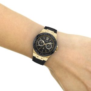 Guess Montre Femme Noir & Or W1053L7