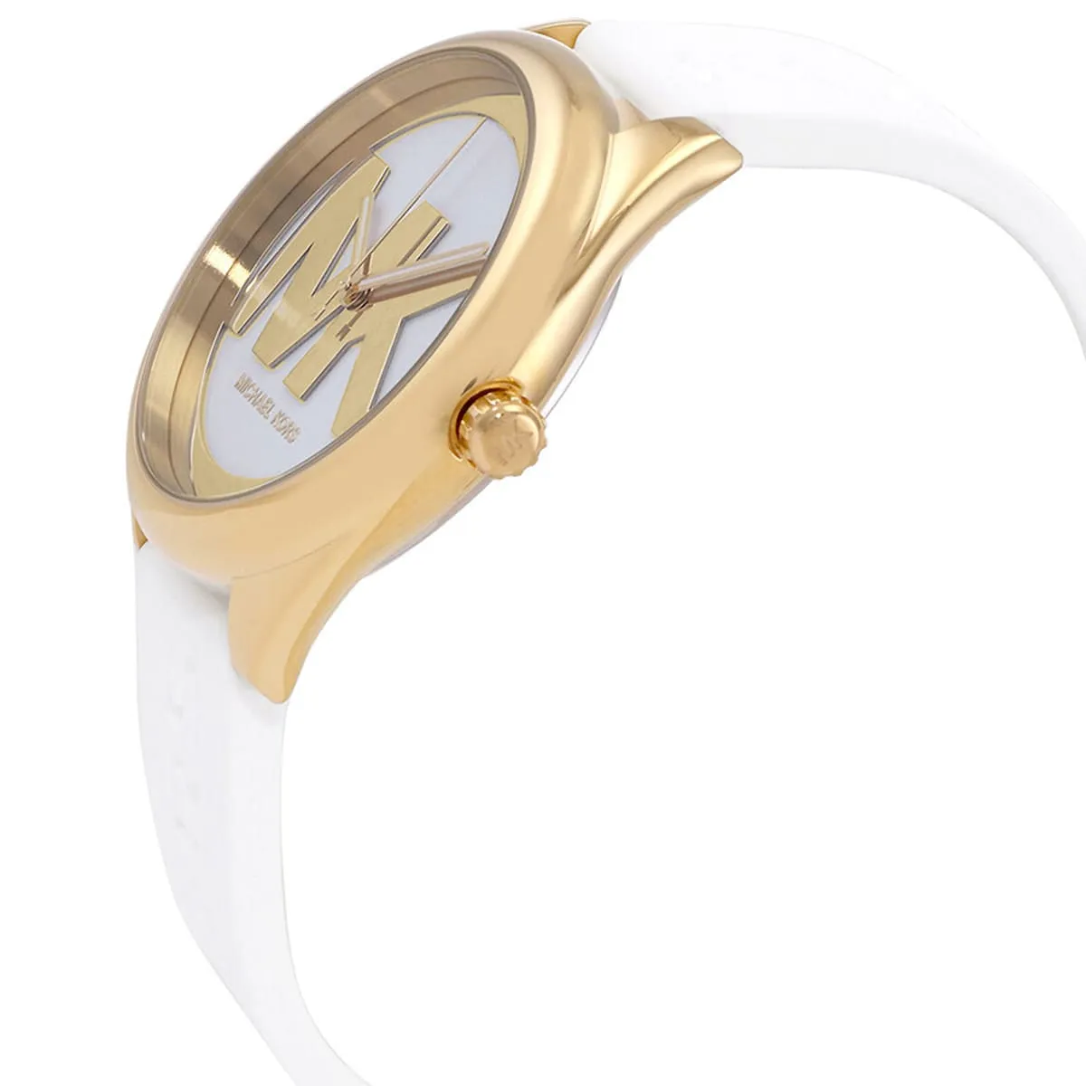 mk7141-michael-kors-watch-women-mk-logo-white-dial-rubber-strap-quartz-battery-analog-three-hand-janelle_3 Michael Kors Janelle MK7141 Femme – Montre Blanche