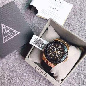 Guess Montre Femme Noir & Or W1053L7