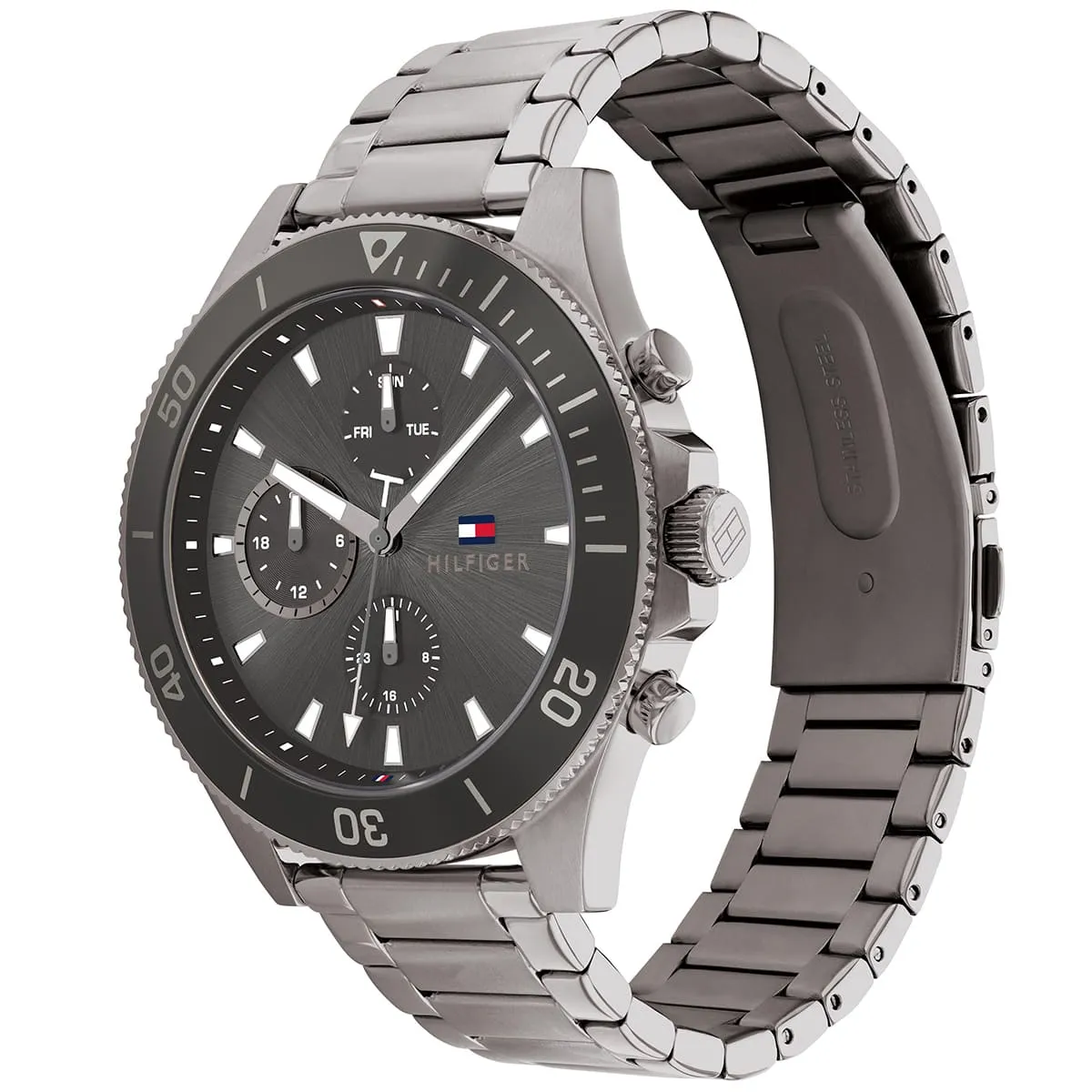 1791918-tommy-hilfiger-watch-men-gray-dial-metal-stainless-steel-strap-quartz-battery-analog-larson_4 Montre Homme Tommy Hilfiger Larson 1791918