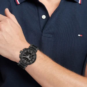 Montre Tommy Hilfiger Homme 1792119 – Élégance Noire