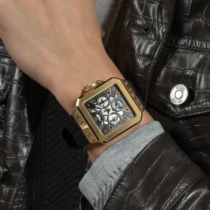 Montre Guess Homme GW0637G2 – Design Carré