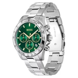 montre boss collection hero en acier argente (1)