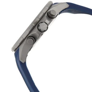 1513821 hugo boss watch men blue dial rubber strap quartz battery analog chronograph 10bar water resistant globetrotter 6 1024x1024