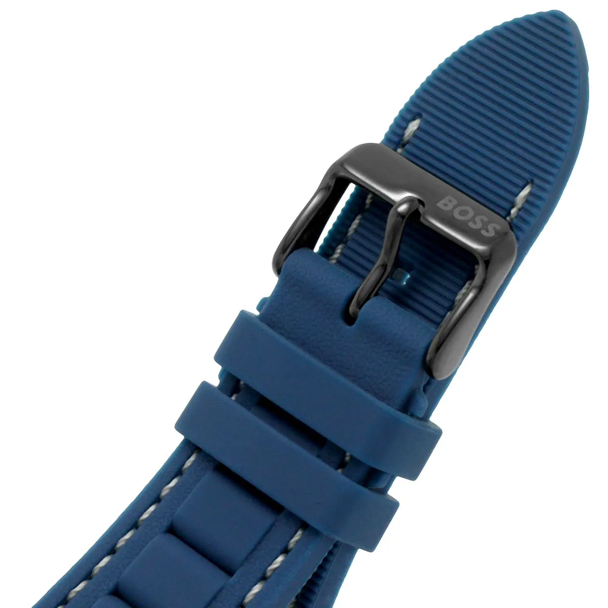 1513972 hugo boss watch chronograph 5bar 165ft men gray dial rubber blue strap quartz battery analog energy 8 1513972 hugo boss watch chronograph 5bar 165ft men gray dial rubber blue strap quartz battery analog energy 8