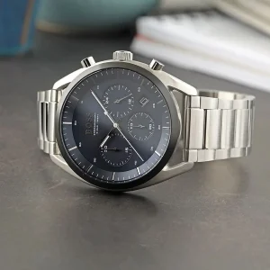 1514093 hugo boss watch men blue dial metal stainless silver strap quartz battery analog chronograph top 6