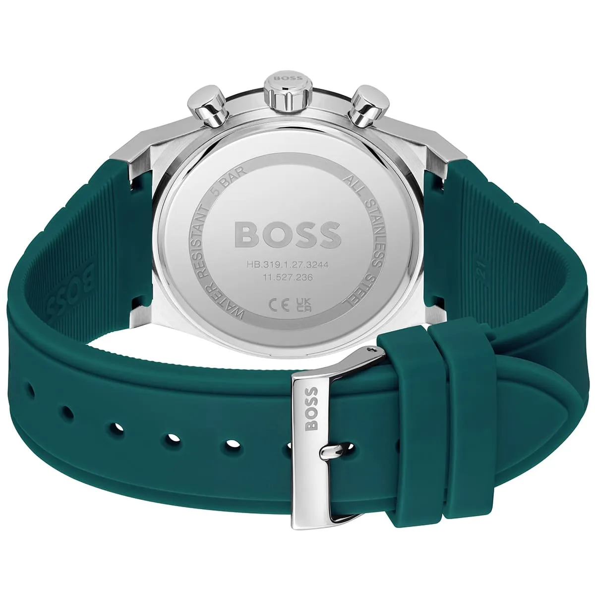 1514244 hugo boss watch men green dial rubber strap quartz battery analog chronograph candor 3 1514244 hugo boss watch men green dial rubber strap quartz battery analog chronograph candor 3