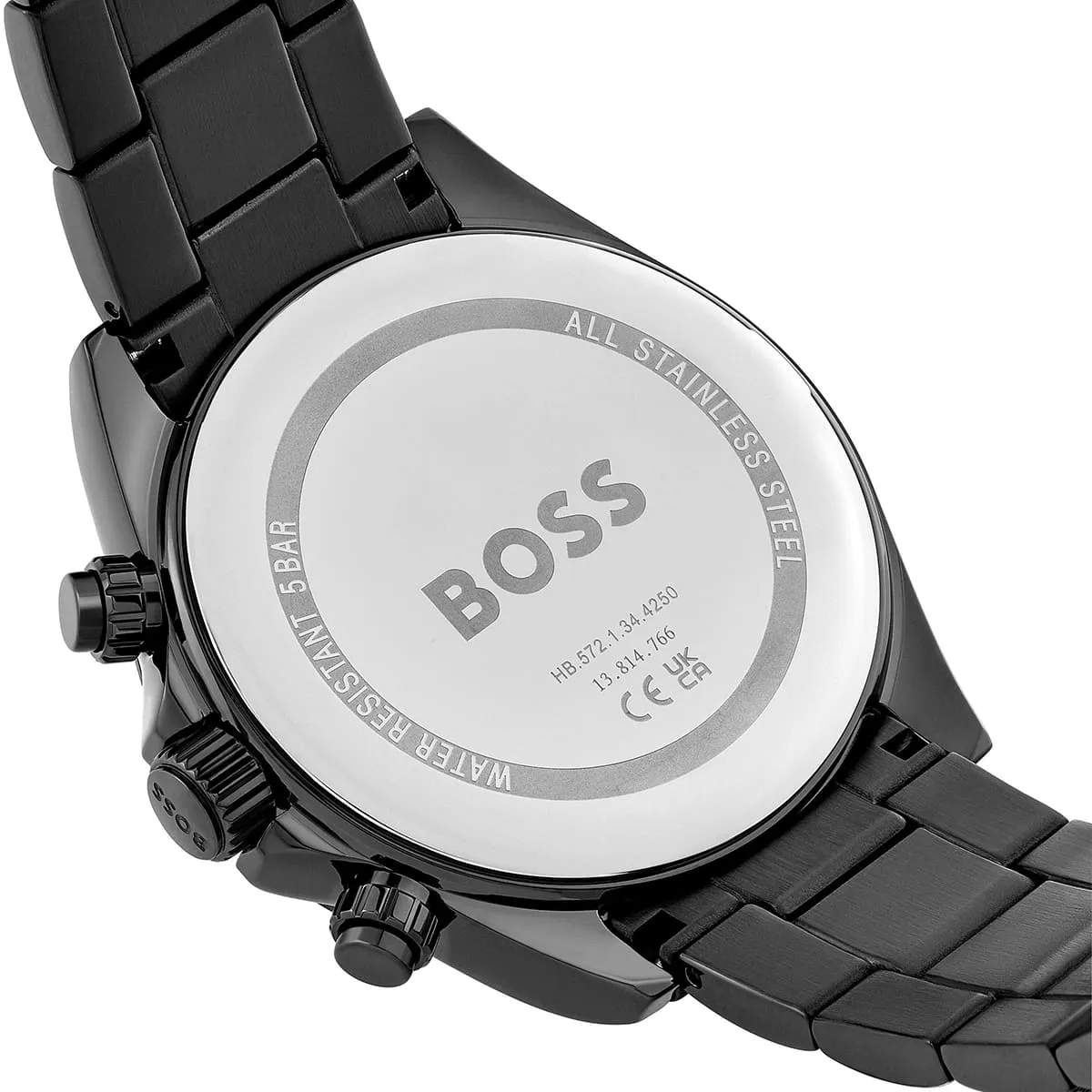 1514271 hugo boss watch men black dial stainless steel metal strap quartz battery analog chronograph hero 5 1514271 hugo boss watch men black dial stainless steel metal strap quartz battery analog chronograph hero 5