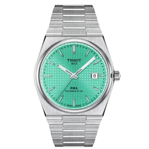 Montre Tissot PRX T137.407.11.091.01 homme – vue de face, cadran – Maroc