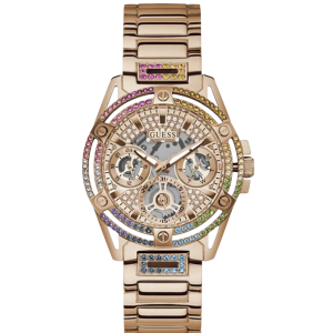 Montre femme Guess Queen GW0464L5 or rose – Maroc