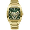 Montre Guess Phoenix GW0456G3 homme – vue de face, cadran vert – Maroc