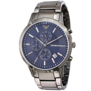 ar11215 emporio armani watch men gray metal stainless steel renato 2