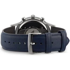 ar11216 emporio armani watch men blue dial leather strap quartz battery analog chronograph renato 11