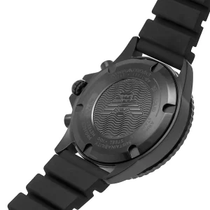 ar11463 emporio armani watch 100 meters men green dial rubber black strap quartz battery analog chronograph 10