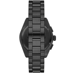 ar11561 emporio armani watch men blue dial gunstainless steel metal stainless steel metal black strap quartz battery analog chronograph federico 3