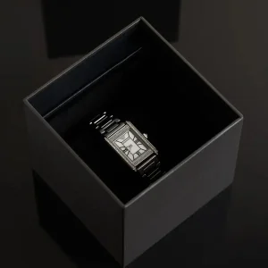 ar11625 emporio armani watch women mother of pearl crystals silver square dial metal stainless steel strap quartz analog genni 10