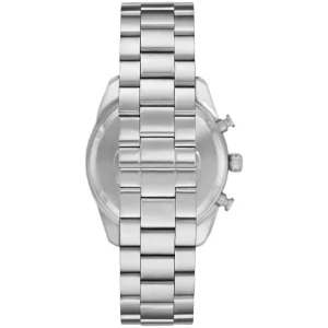 ar11636 emporio armani watch chronograph men silver dial metal stainless steel strap quartz analog racer 9