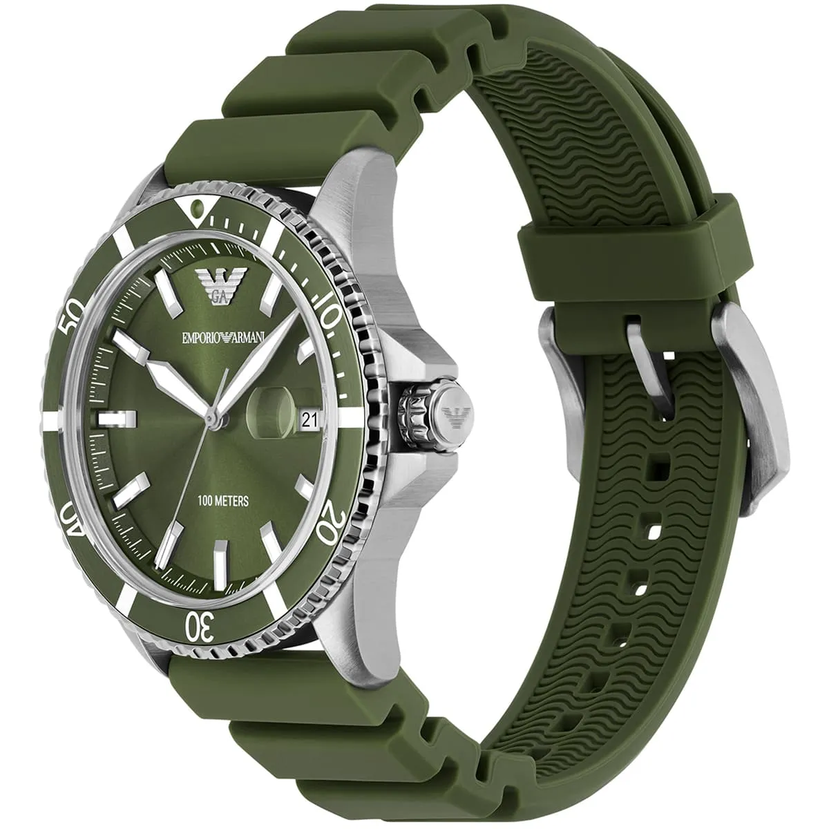 ar11638 emporio armani watch 100 meters men green dial rubber strap quartz analog world explorer 2 ar11638 emporio armani watch 100 meters men green dial rubber strap quartz analog world explorer 2