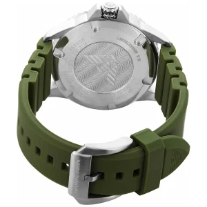 ar11638 emporio armani watch 100 meters men green dial rubber strap quartz analog world explorer 3