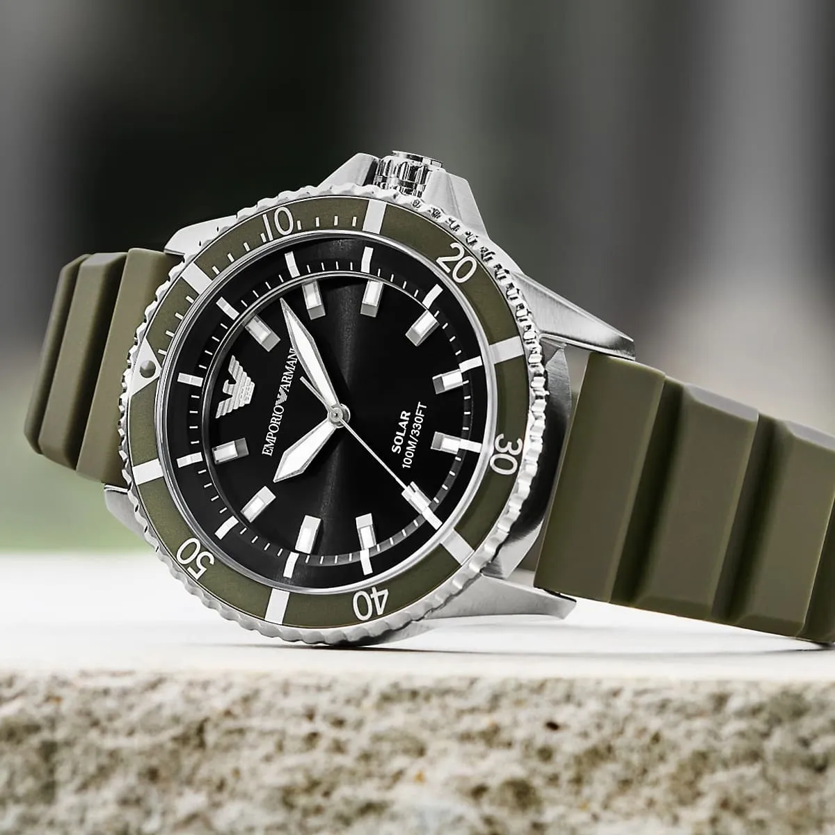 ar11638 emporio armani watch 100 meters men green dial rubber strap quartz analog world explorer 7 ar11638 emporio armani watch 100 meters men green dial rubber strap quartz analog world explorer 7